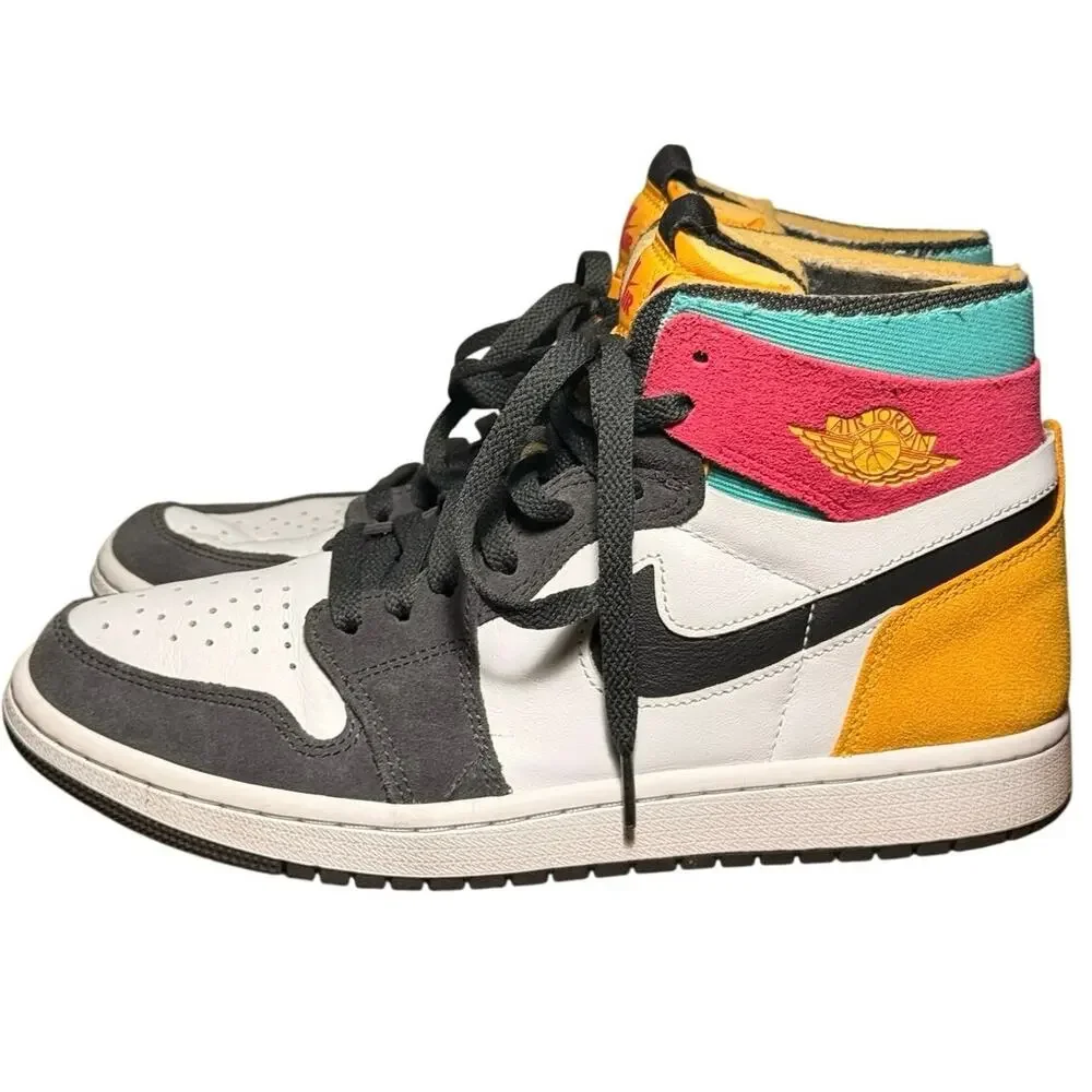 Air Jordan 1 High Zoom Comfort Mens 8.5 Multi-Color Anthracite CT0978-016